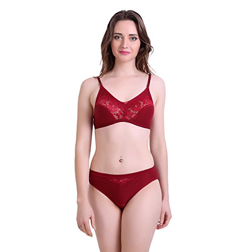 Image of Earmark Lingerie Sets Maroon Colour Pack of 1