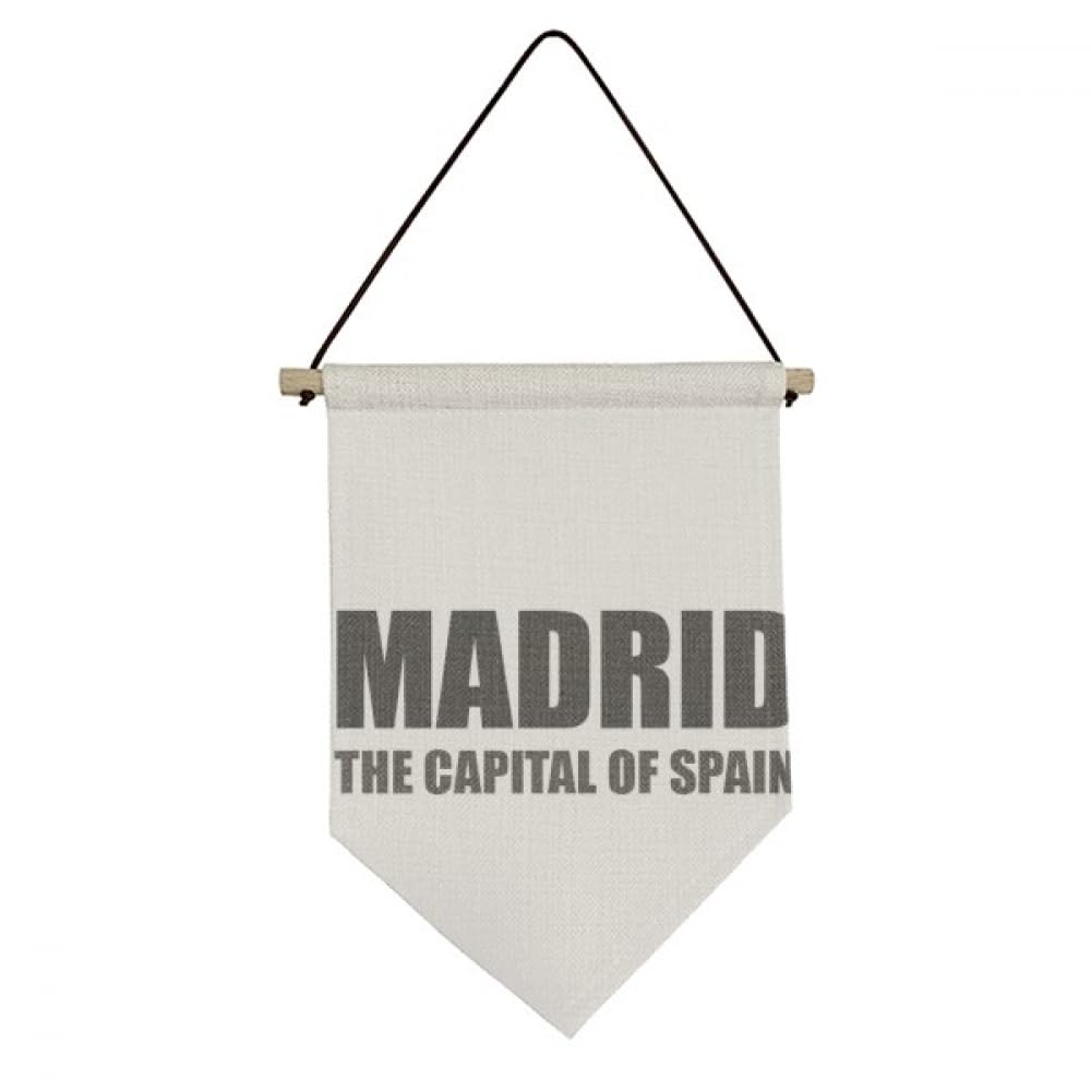 Drapeau de Madrid en toile : l'ambiance de l'Espagne dans votre salon