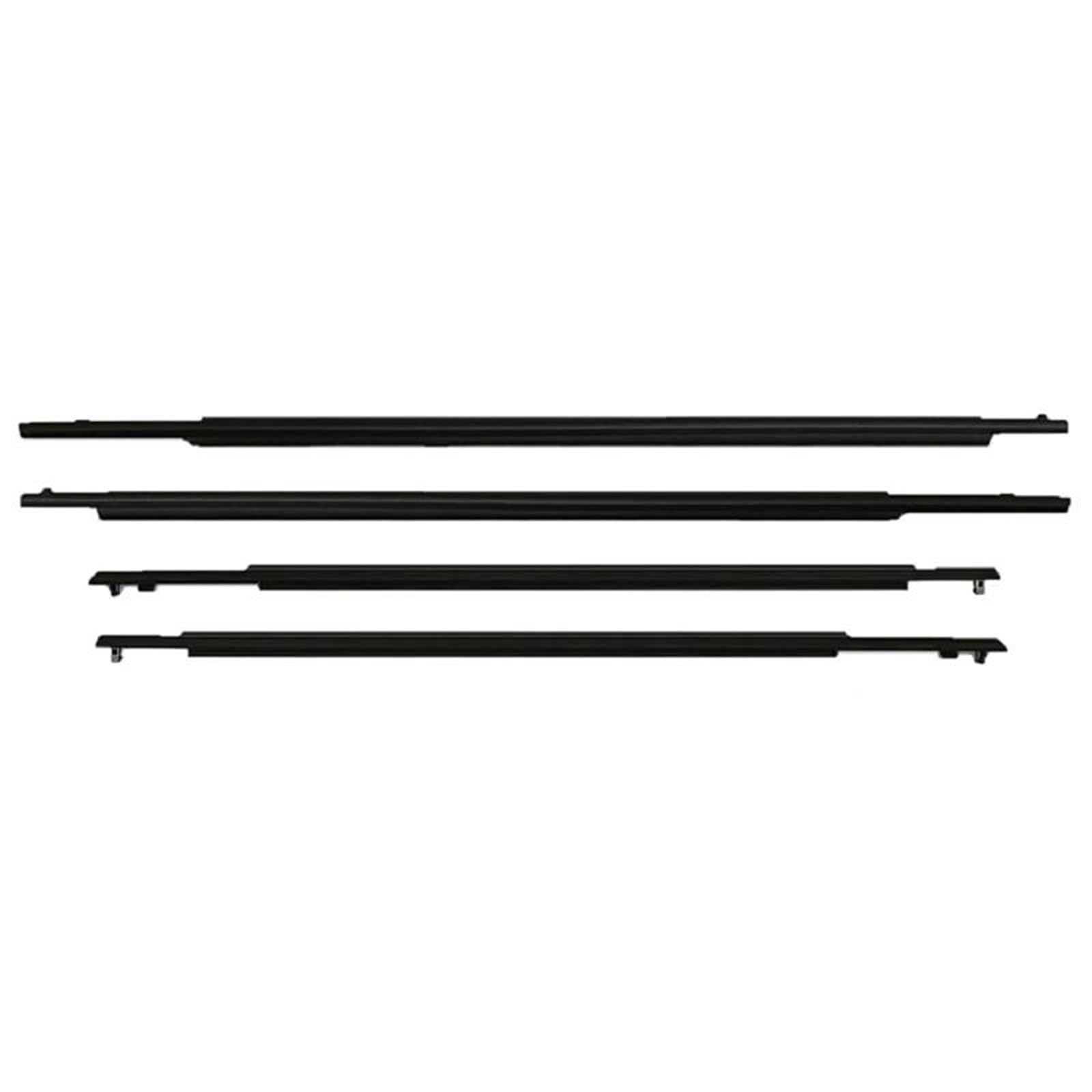 Car Window Outer Weatherstrip Side Door Glass Rubber Belt Moulding Sealing Strip for Toyota for Prius 2010-2015 AJOHBM