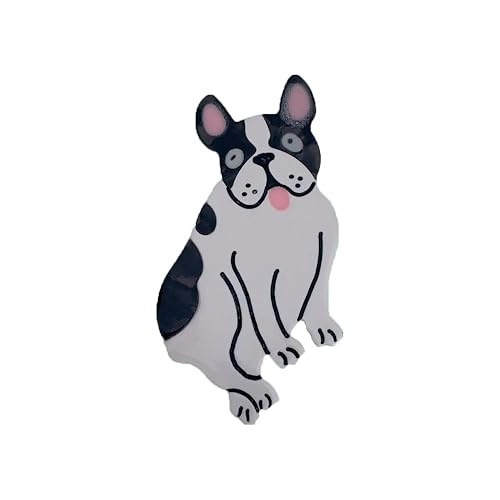 ZHOUMEIWENSP Linda horquilla de perro para mujeres y niñas, pinza para el pelo de perro, pinza para el pelo de animal (perro de muerto)