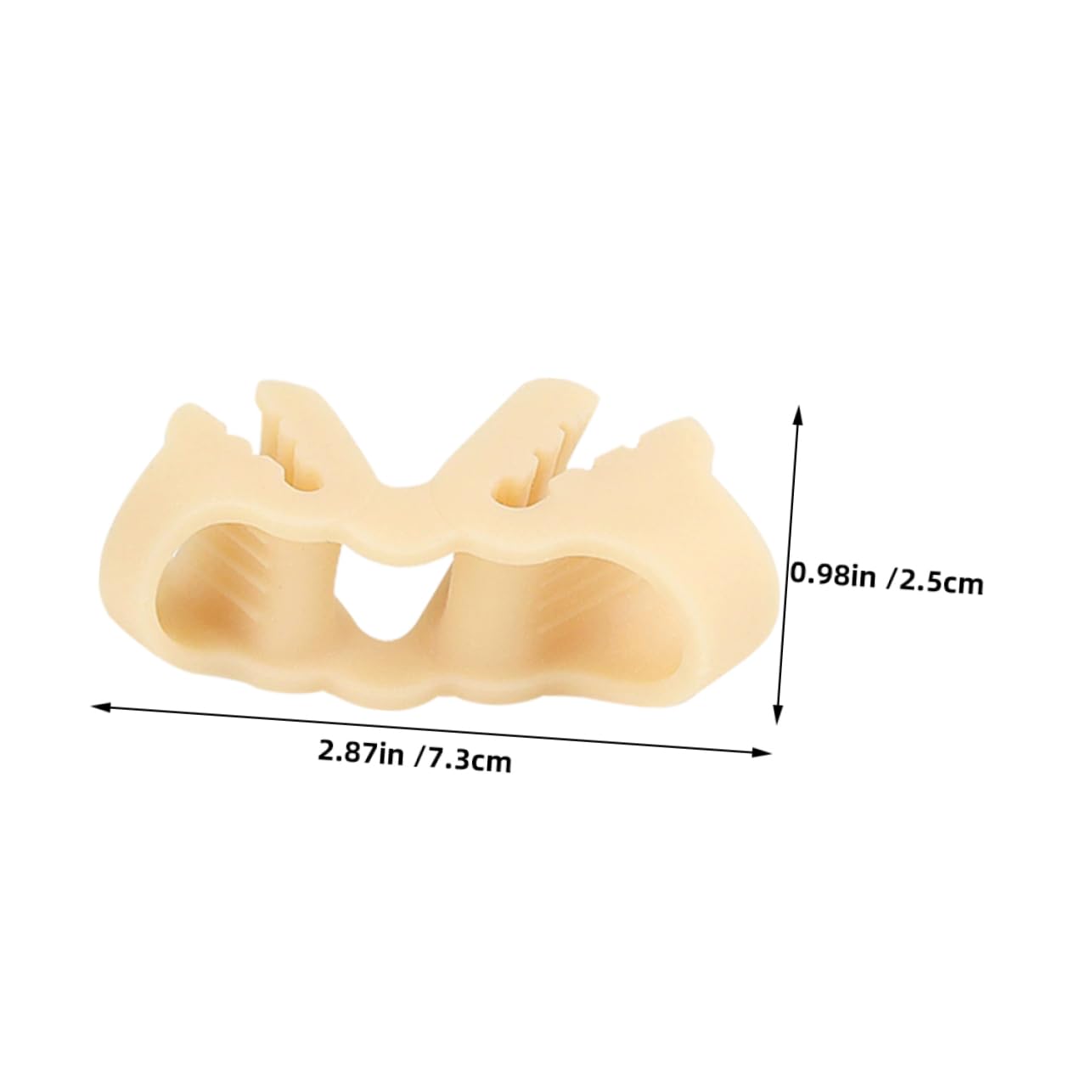 SHERCHPRY Silicone Toe Separators for Women 3 Pack Toe Spacer for Bunions Bulk Comfortable