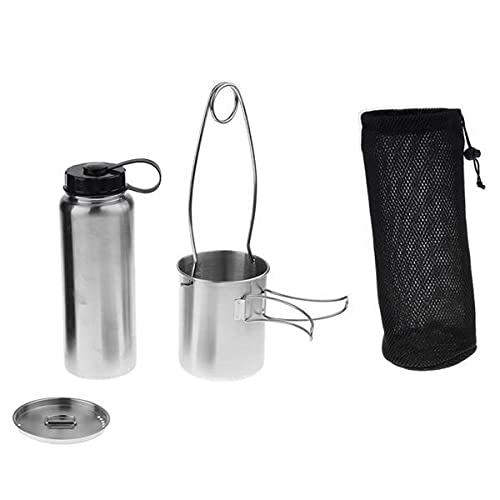 Bnf® 3xStainless Leak Proof Water Bottle Cup/Pot Kettle Mouth Spreader Hanger Sporting Goods | Outdoor Sports | Camping & Hiking | Camping Cooking Supplies | Camping Cookware-picture-16
