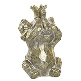 Esta figura de Elefante está imitando a "los tres monos sabios", que representan no ver el mal, no escuchar el mal y no decir el mal.