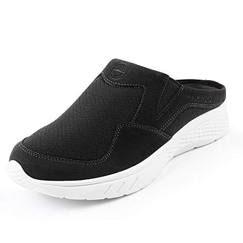 Womens Mule Sneakers - Walking Shoes for Women with Arch Support, Orthopedic Slip On Clog for Ladies