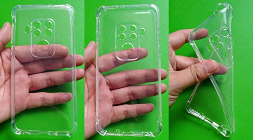 USTIYA Case for Motorola One Zoom Clear TPU Four Corners Protective Cover Transparent Soft funda - image 6