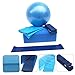 TOBBOMEY Beginner Yoga Set 1 Set of Yoga Mats for Professional Yoga Ball Workout Sets Ball