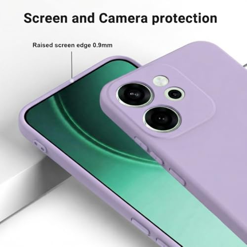 Image of Back Cover Compatible with Oppo Reno15 Pro 5G / 15 Pro Mini 5G | Full Camera Protection | Premium Liquid Silicon Case | Flexible Bumper Case for Oppo Reno15 Pro 5G / 15 Pro Mini 5G (Purple)