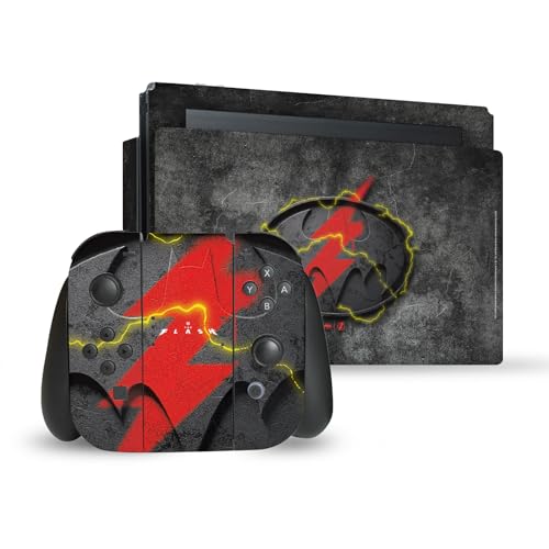 Skin autocollant The Flash pour Nintendo Switch housse vinyle design Batman Flash Logo