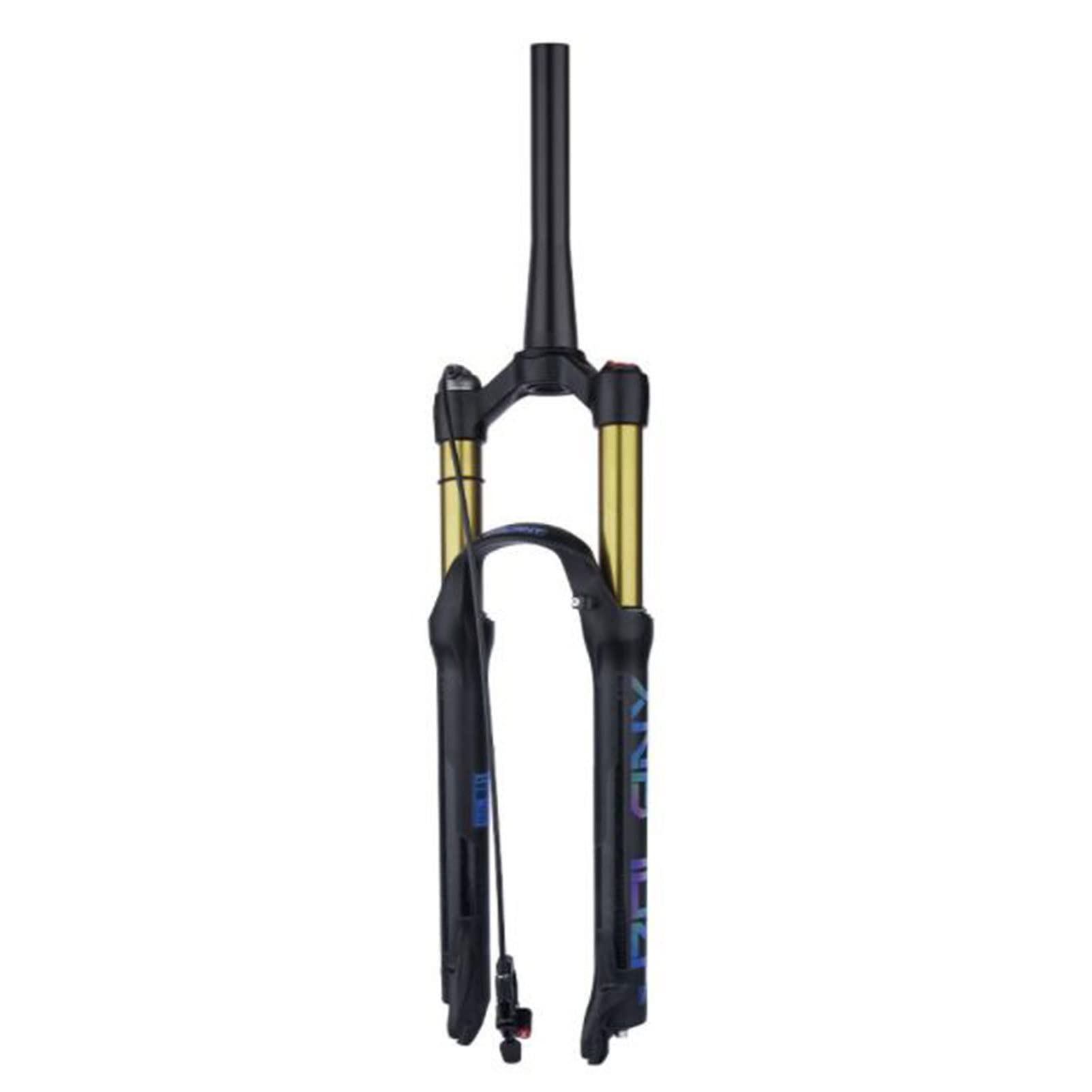 WIQUYBML Mountain Bicycle Suspension Forks,26/27.5/29inch Air Supension Front Fork 9mm Axle With Rebound Adjustment Stroke 125mm Accessories