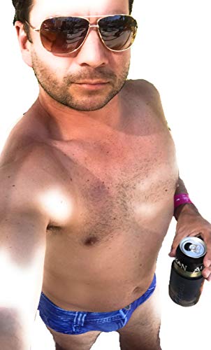 Jeados Swim Men's Briefs - Denim Looking Speedos - The Dong Sarong (Medium)