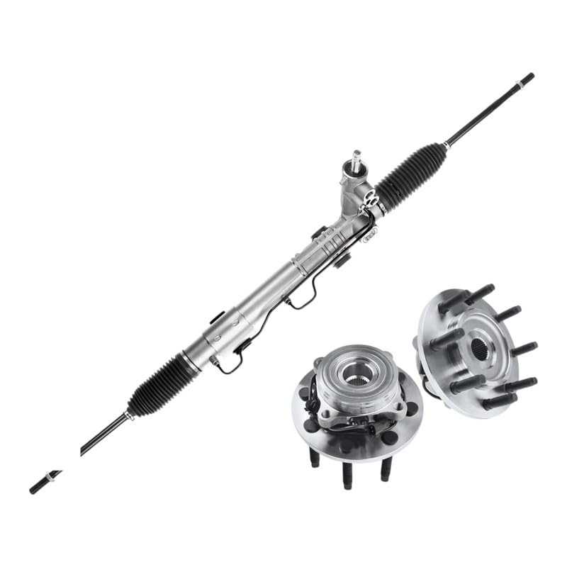 Replacement Parts for 3X Front Rack and Pinion Hub Bearing Kit for Dodge Ram 1500 2006 2007 2008 8 Lug Mod-A58PP-27899