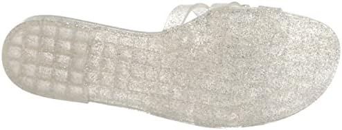 Sam Edelman Women's Bay Sandal, Silver Jelly, 5 | Image 3