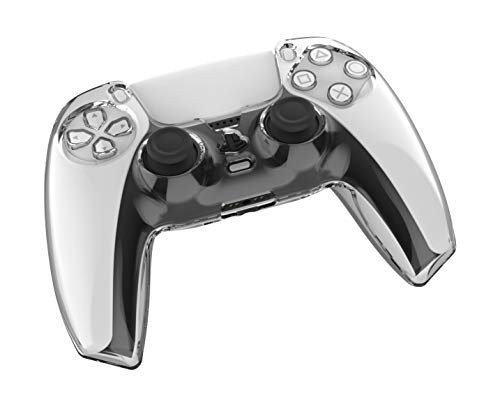 PS5 Controller Case,Hikfly PS5 Controller Skin Compatible with Sony PS5 Controller Grips Cover Non-Slip PC Crystal Controller Hard Cover