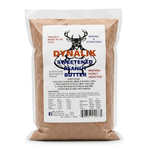 DynaLIK Deer Mineral Supplement and Attractant 7.5lbs - Peanut Butter