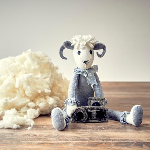 Image of 1 Lb raw Wool Sheep Washed w /Debris,Natural Wool for Stuffing Animals, Crafts, Cushions, Pillow Filler, Needle Felting Spinning.School Projects