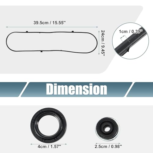 Image of VS50607R 0361708 Valve Cover Gasket Set Compatible with Acura MDX RL TL 3.5L Compatible with Honda Accord 3.0L 2003-2004 Odyssey Pilot Ridgeline 3.5L 2006-2008 Saturn Vue 3.5L 2004-2007, Kingkaitech