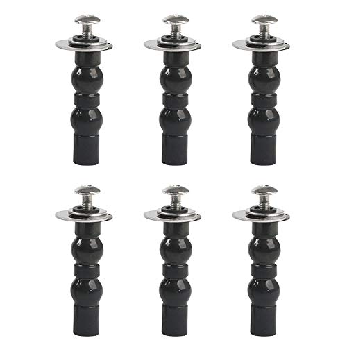 6 Pack Universal Toilet Seat Hinges Screw, Toilet Seat hinges blind hole fixings