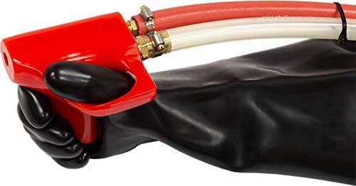 Miniatura 2 de Blastline Ergo pistola de succión explosión, 38" (#6) boquilla de carburo de tungsteno, 316" chorro de aire, elige tu estilo de mano (mano izquierda)