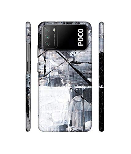 Image of Amazon Brand - Solimo Designer Gary Canvas 3D Printed Hard Back Case Mobile Cover for Mi Poco M3