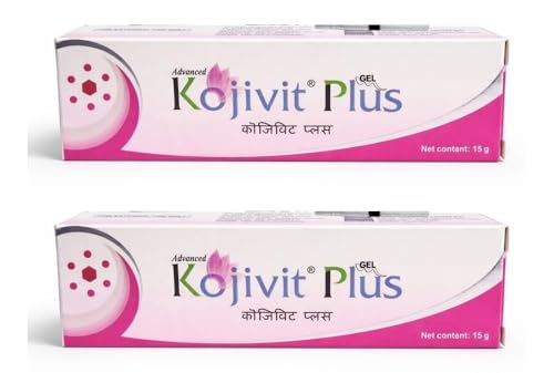 Image of Kojivit Plus Skin Brightening Gel | Depigmenting Formula for Hyperpigmentation, Melasma & Uneven Skin Tone with Kojic Acid, Arbutin, Glycolic Acid & Vitamin E | 15g (Pack of 2)
