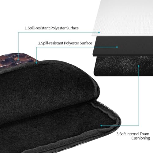 Funda para laptop Tour of The Balloon 13 pulgadas miniatura 3