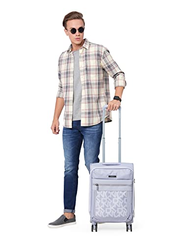 Image of DKNY After Hours Range Grey Color 21 inch Cabin Trolley