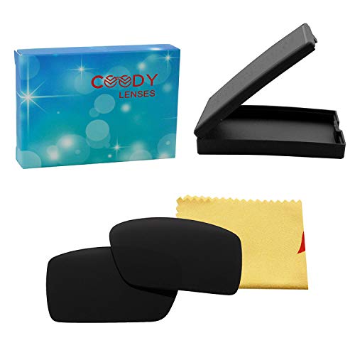 Polarized Replacement Sunglasses Lenses For Oakley Gascan With Uv Protection(Black) #TOP1