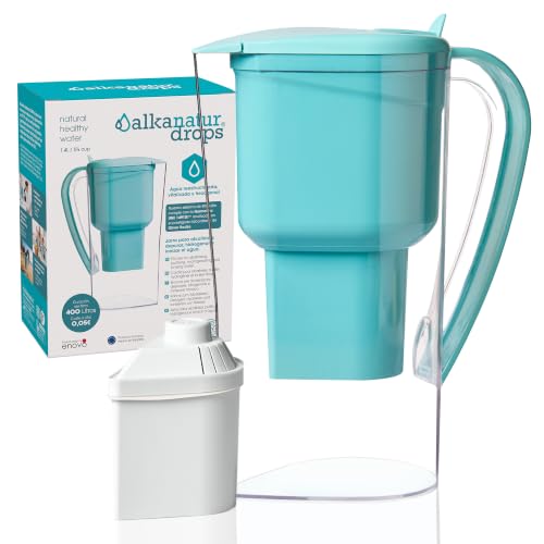 Jarra Filtradora Agua Grifo ALKANATUR Drops 1,4 L con Filtro Original