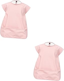 jojofuny Babador Para Alimentação De Bebês 2 Peças Avental Artístico Para Crianças Babadores Para Alimentação De Recém-Nascidos Macacões Para Meninos Babadores Para Bebês Babadores