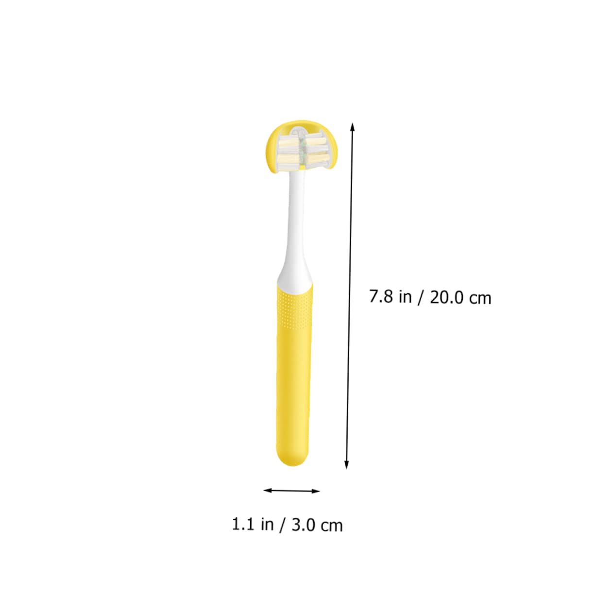 Spazzolino da Denti a 3 Lati Manuale Setole Morbide, Pulizia Profonda per Adulti, Ergonomico e Portatile, per Casa, Viaggio e Igiene Orale Quotidiana