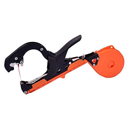 Hand Tying Machine Branching Machine Multi-purpose Tomato Grape Loofah Tied Vine Split Wire Connection Tying Box Hand Tying Machine (Color : Orange, Size : 20rolls)