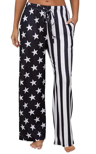Image of X-Image Women Comfy Casual Pajama Pants with Pockets & Drawstring