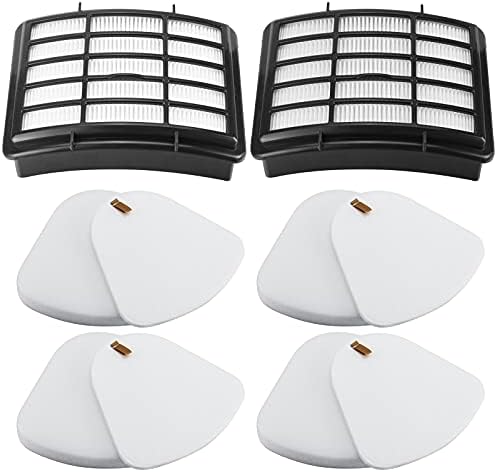 Filters Replacement for Shar-k Navigator Lift-Away NV350, NV351, NV352, NV355, NV356E, NV357, NV360, NV370, NV391, UV440, UV490, UV540, Directly Replaces XFF350 XHF350, 2 Hepa + 4 Foam Filter