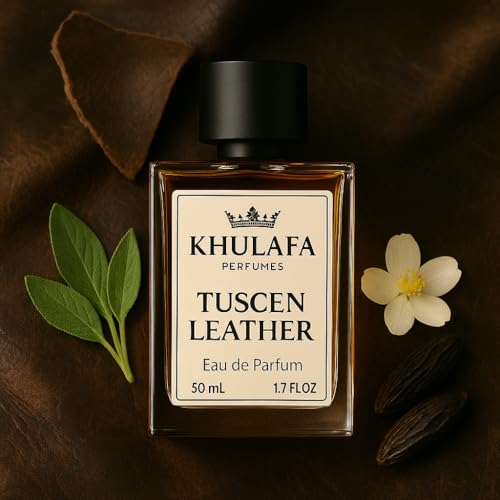 Image of Tuscen Leather Inspired Perfume | Bold EDP with Leather, Raspberry & Suede | Long-Lasting Luxury Scent for Men | Ideal for Winter Evenings & Gifting | Premium 50ML Fragrance