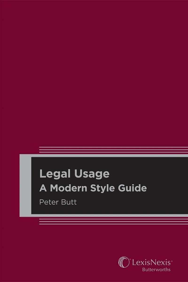 Buy Legal Usage: A Modern Style Guide — BookShops.in