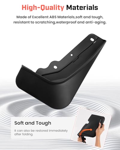 Image of Autorder Mud Flaps for Hyundai Santa Fe 2024-2026 Accessories All-Weather Splash Guards Protect Paint Mudflap No Drilling Required Mud Guard Body Kits for Santa Fe Set 4PCS