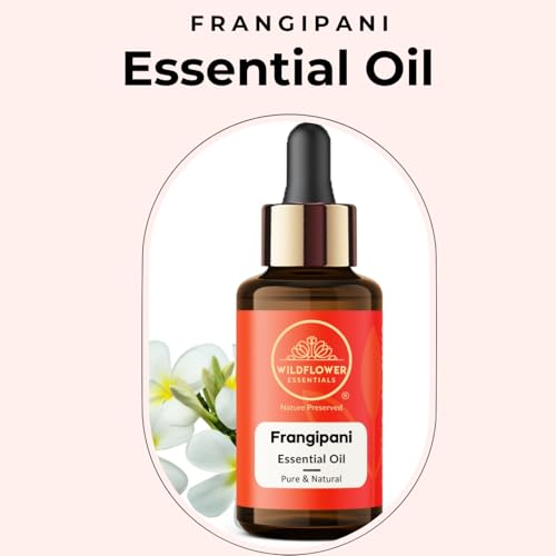 Image of Frangipani Essential Oil (Plumeria alba) for Skin, Face, Aromatherapy & DIY Soap, Candle Making Scent 30ml (1 oz)