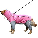 Fácil de transportar: se puede llevar a cualquier lugar e incluso se pliega en un bolsillo frontal y luego se despliega fácilmente cuando lo necesites. Se puede lavar a máquina. Los impermeables para mascotas están disponibles en una variedad de colores y tamaños. Elige el tamaño que más te convenga de acuerdo con el busto, la longitud de la espalda, la circunferencia del cuello y el peso de la imagen. Abrigos de lluvia para perros. Tamaño: XXL