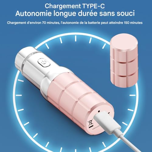 Afeitadora eléctrica para mujeres inalámbrica corporal recargable 5