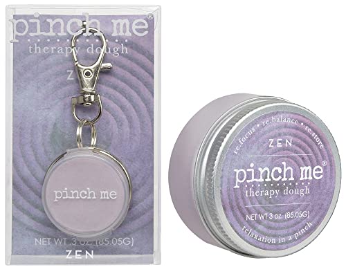 Pinch Me Therapy Dough Locket Combo - Holistic Aromatherapy Stress Relieving Putty .3oz Clip-On Locket Scent + 3oz Dough Zen