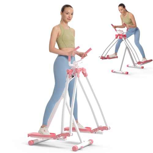 Image of HOTWAVE Air Walker Exercise Machine, Home Space Walker Aerobic Stepper, Foldable Elliptical for Small Spaces - Cross Trainer Glider Exercise Machine for Men and Women Fitness Equipment