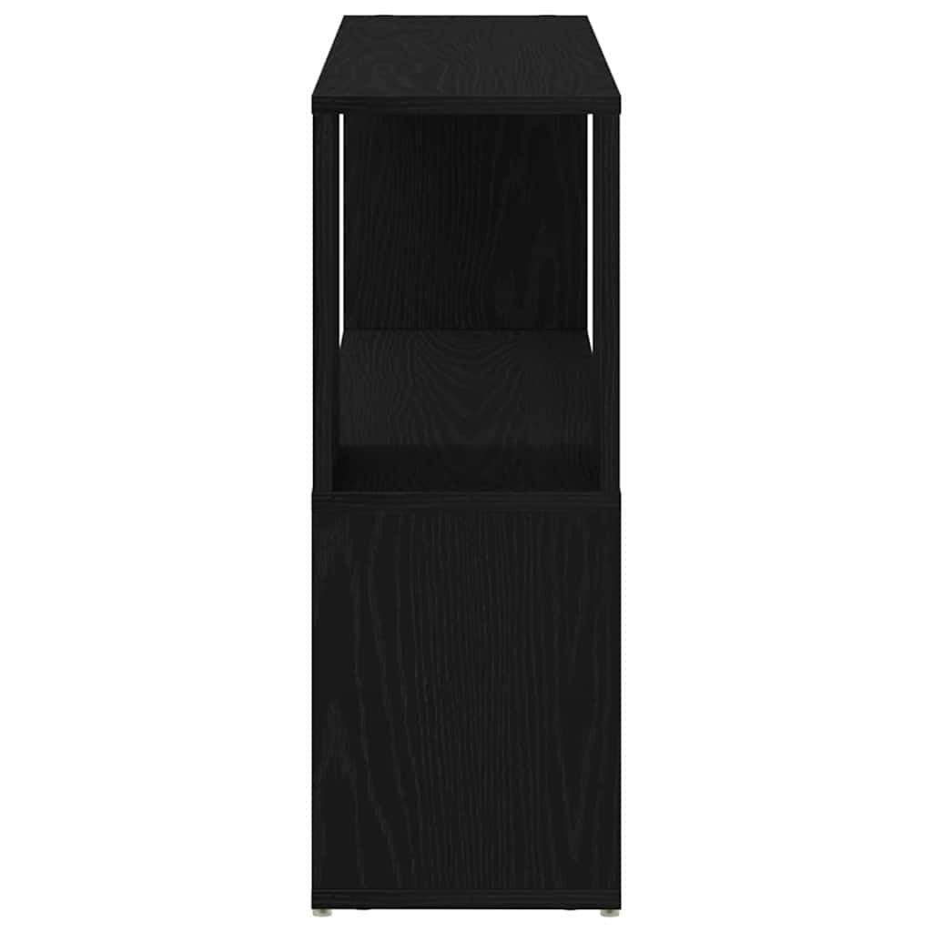 vidaXL Ensemble Meuble TV Noir 100 x 24 x 63 cm Bois d'ingénierie, Rangement pour Salon, Meuble TV rectangulaire, cabane Murale Moderne, unité compacte, mobilier d'intérieur