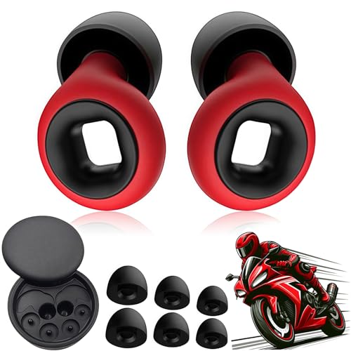 Artevive Motorrad-Ohrstöpsel 27 Db - Lärmschutz für Schlafen, Schnarchen und Motorradfahren