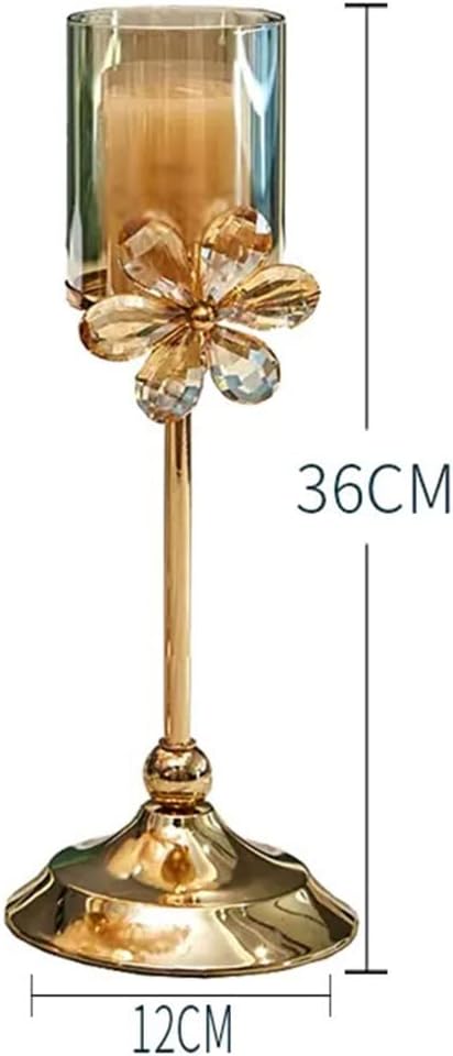 Crystal Candle Table Set up a Nordic Romantic Candlelight Dinner Props Home moderns Decorations