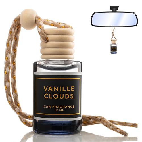Image of Vanille Clouds - 12ml Car Hanging Diffuser - Pure Indulgence, Wrapping you in the Softest, Most Luxurious Vanilla Scent - Lasts up to 60 days - Luxury Car Perfume | A+ Scents