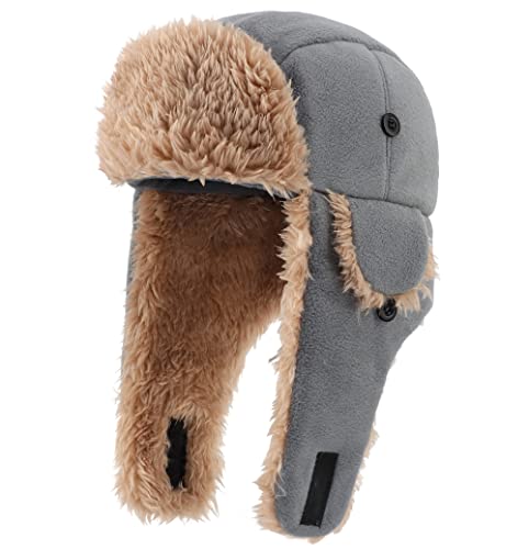 Connectyle Toddler Boys Kids Fleece Trapper Winter Hat with Ear Flaps Warm Hat2