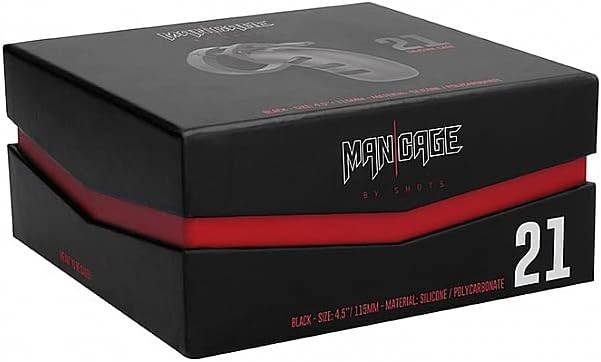 Shots ManCage Model 21 Cage 4.5in Black MCG021BLK