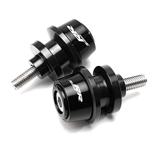 2Pcs 8Mm Mowok Swingarm Sliders Spools Fits For S1000Rr S1000 Rr Hp4 S1000Xr S1000R Motorcycle Cnc Swing Arm Stand Screw (Black) #TOP3