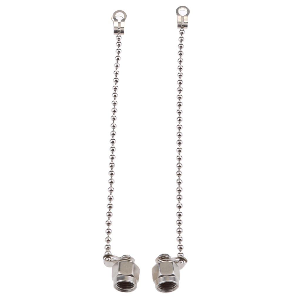 CALANDIS™ 2x2Pieces SMA Connector RP.SMA Straight Protective Dustproof Cover + Chain | Coax. Cables & Connectors | Parts & Accessories | Radio Communication-image-48