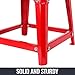 OUKIDR Plyometric Platform Box, Plyometric Box Jump Set for Home Gym Training, Crossfit, Conditioning, Strength Training, Red 3 Sets